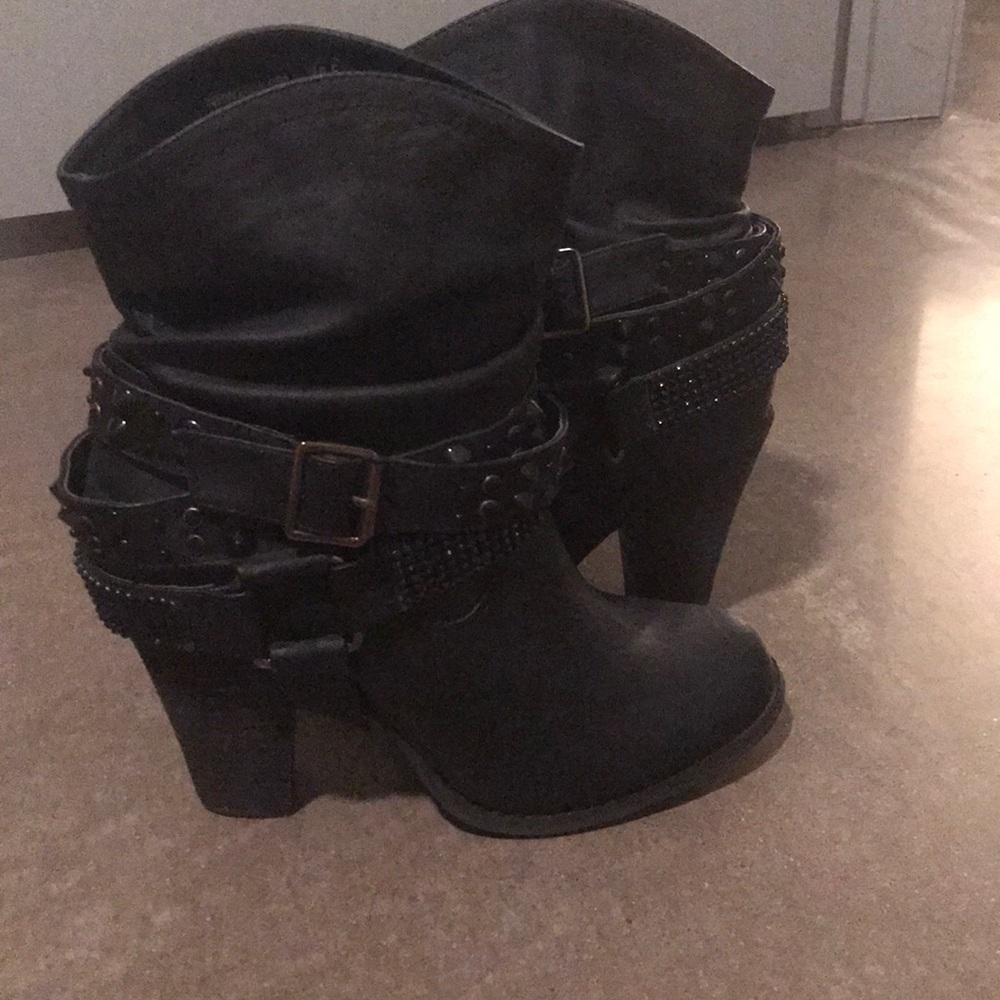 Black booties